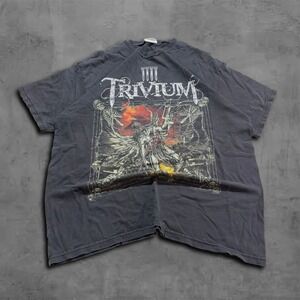 Vintage 2000s Y2k Relaxed Trivium Ascend To The Heavens Grunge Tee